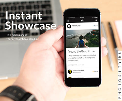 Макет смартфона / Smartphone mock up